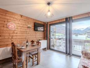 Studio cabine lumineux 2* à Morzine, proche pistes, balcon Sud-Est, parking privé, 2-4 pers. - FR-1-754-57